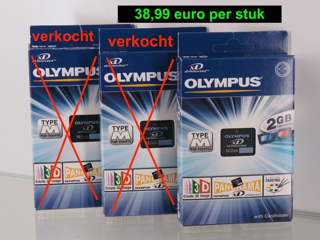 XD geheugenkaart OLYMPUS / FUJI / FULIFILM + AANKOOPSERVICE, XD, OLYMPUS / FUJI / FUJIFILM, Ophalen of Verzenden, Zo goed als nieuw