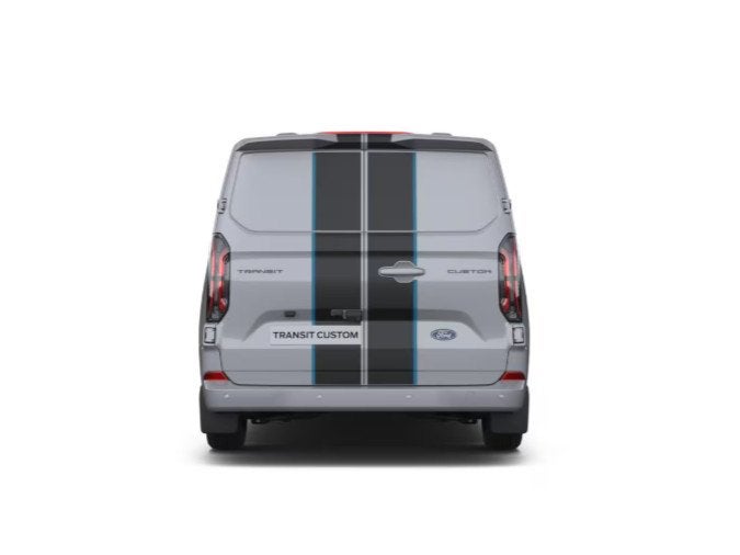 Ford Transit Custom 320 2.0 TDCI L2H1 Sport DC, Auto's, Stof, Euro 6, 4 cilinders, Bedrijf