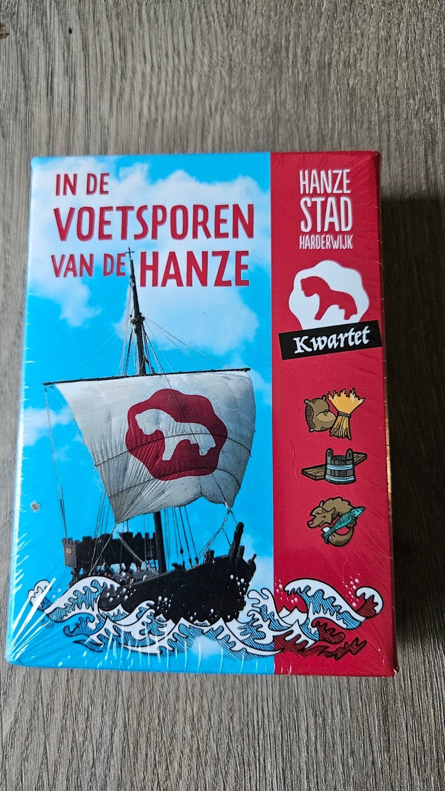 In de voetsporen van de Hanze ( kwartet), Verzamelen, Speelkaarten, Jokers en Kwartetten, Ophalen of Verzenden, Nieuw, Kwartet(ten)