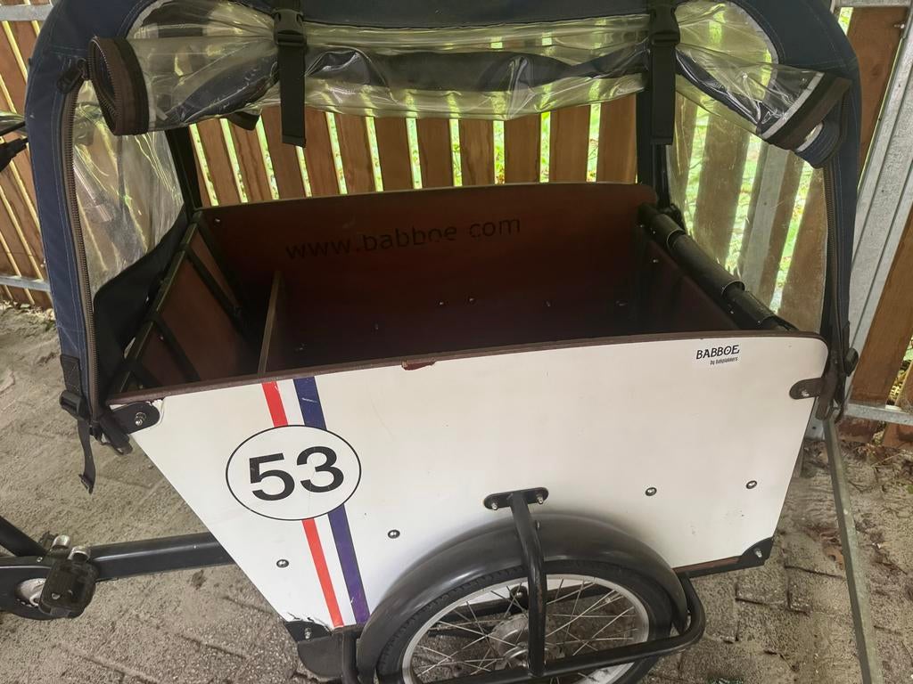 Babboe Bakfiets met Huif - Ideaal voor 2 Kinderen, Fietsen en Brommers, Fietsen | Bakfietsen, Overige merken, Gebruikt, Huif, Ophalen of Verzenden