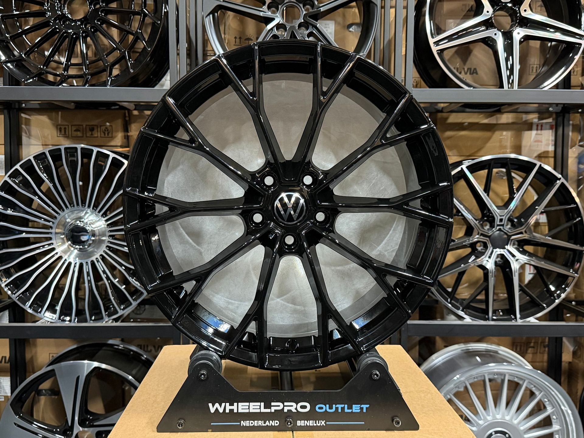 19'' Volkswagen WARMENAU R velgen 5X112 Golf 6 7 8 8.5, Gebruikt, Velg(en), -, -