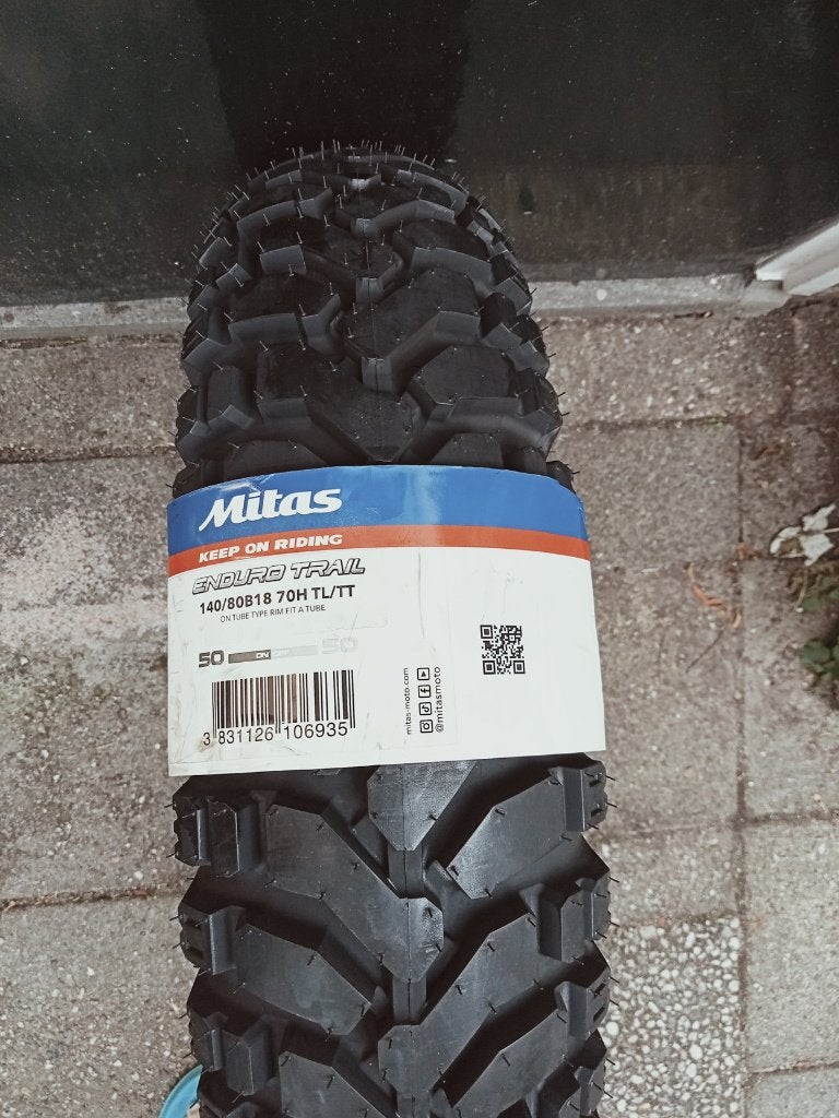 Mitas 140/80-18 Enduro band, Motoren, Ophalen of Verzenden, Nieuw