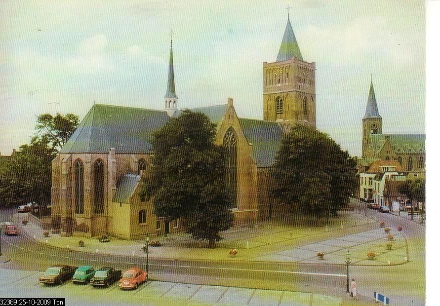 Ansichtkaart 	Noordwijk aan Zee	Kerk, Ophalen of Verzenden, 1960 tot 1980, Ongelopen, Zuid-Holland