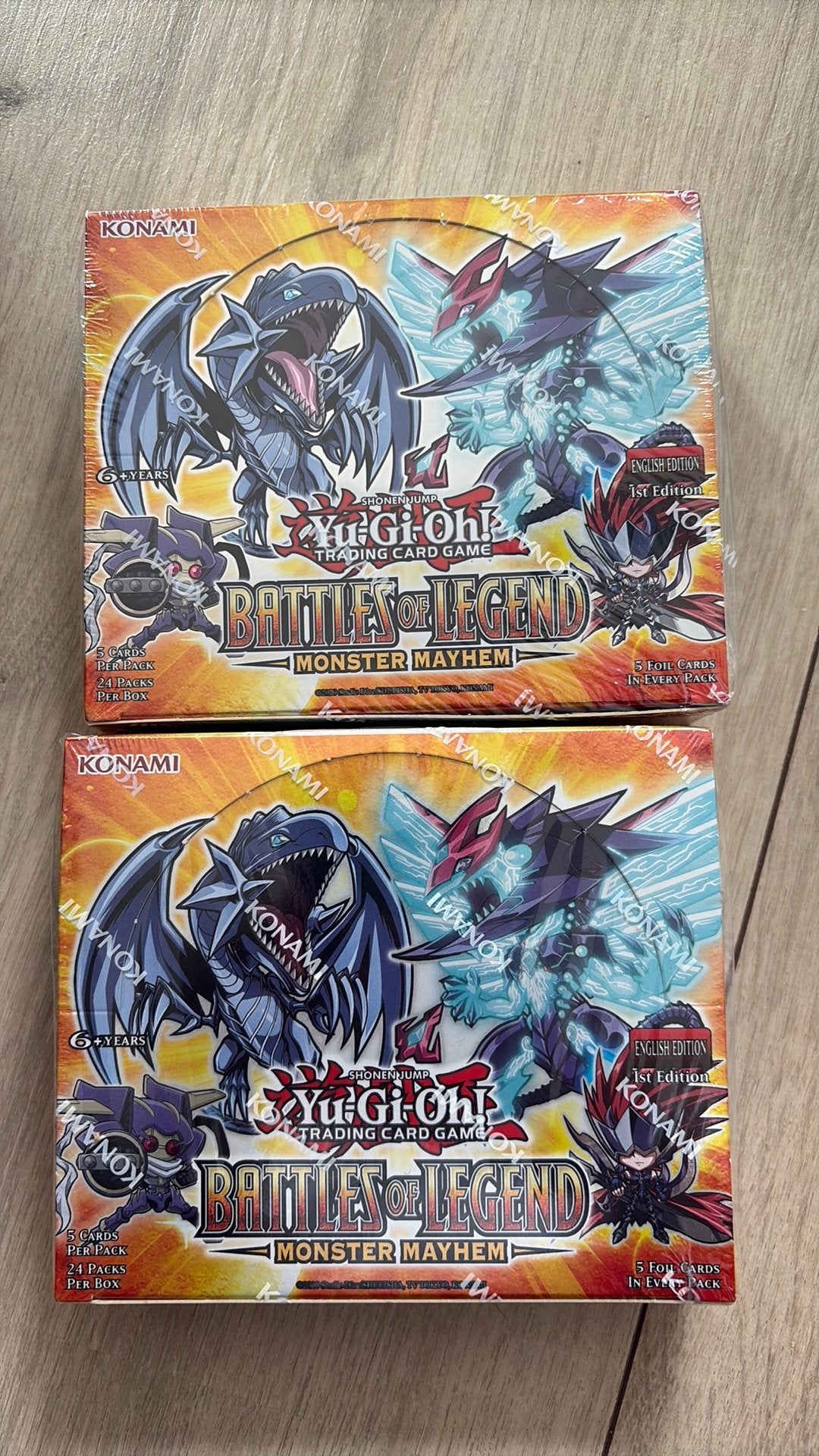 Yu-Gi-Oh! Battle of Legends: Monster Mayhem Booster Box, Ophalen of Verzenden, Zo goed als nieuw, Boosterbox