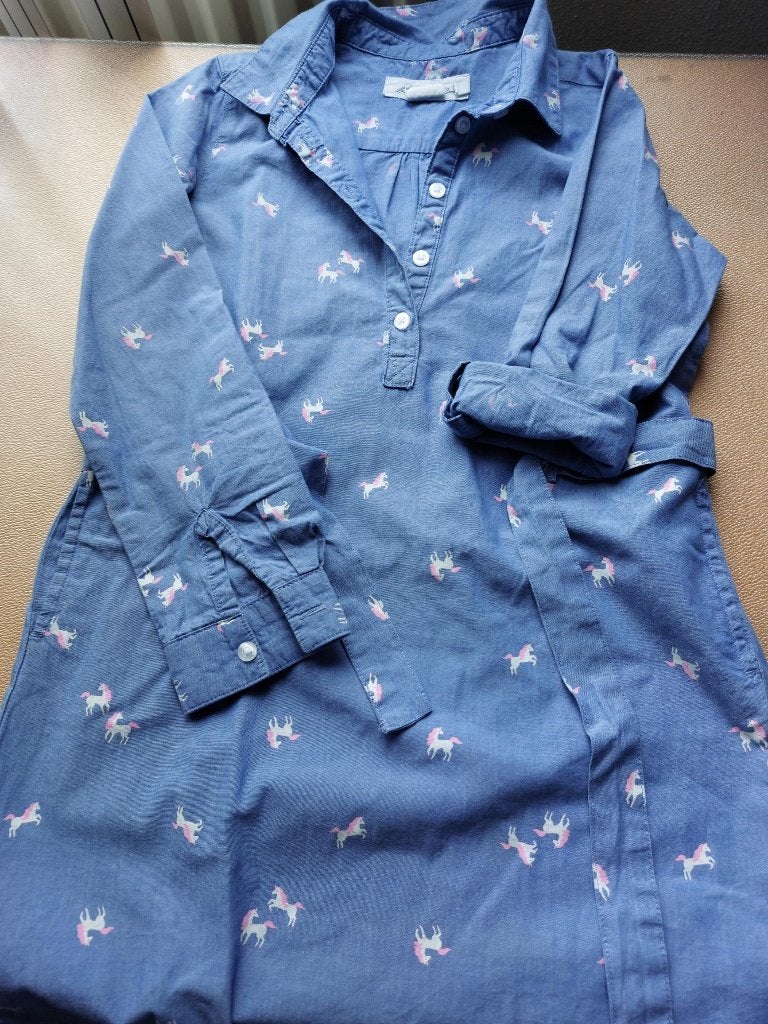 Zomerjurkje maat 128, Gebruikt, Meisje, Ophalen of Verzenden, H&M.