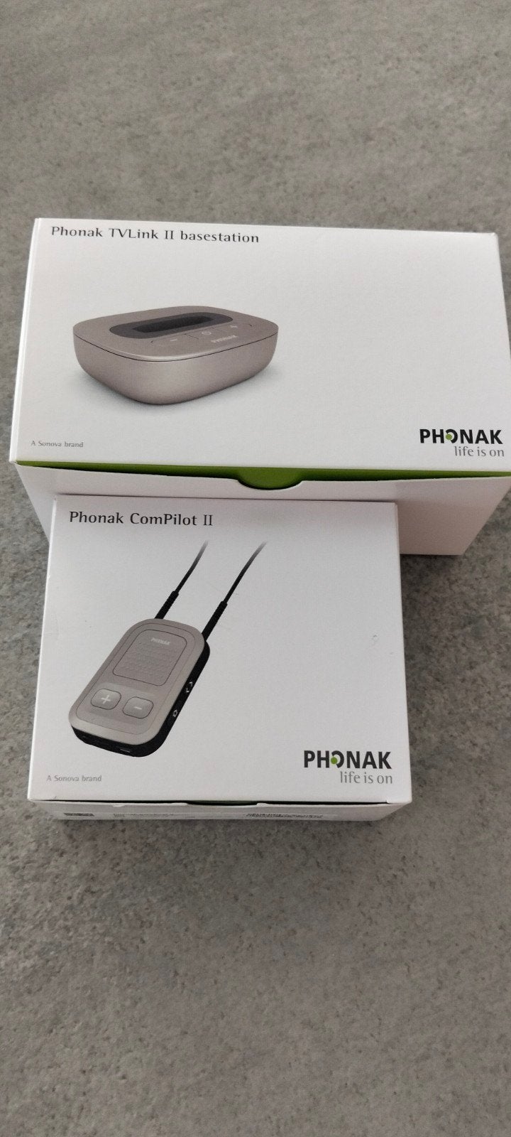 Phonak TVLink ll + ComPilot ll (Complete set), Ophalen of Verzenden, Zo goed als nieuw