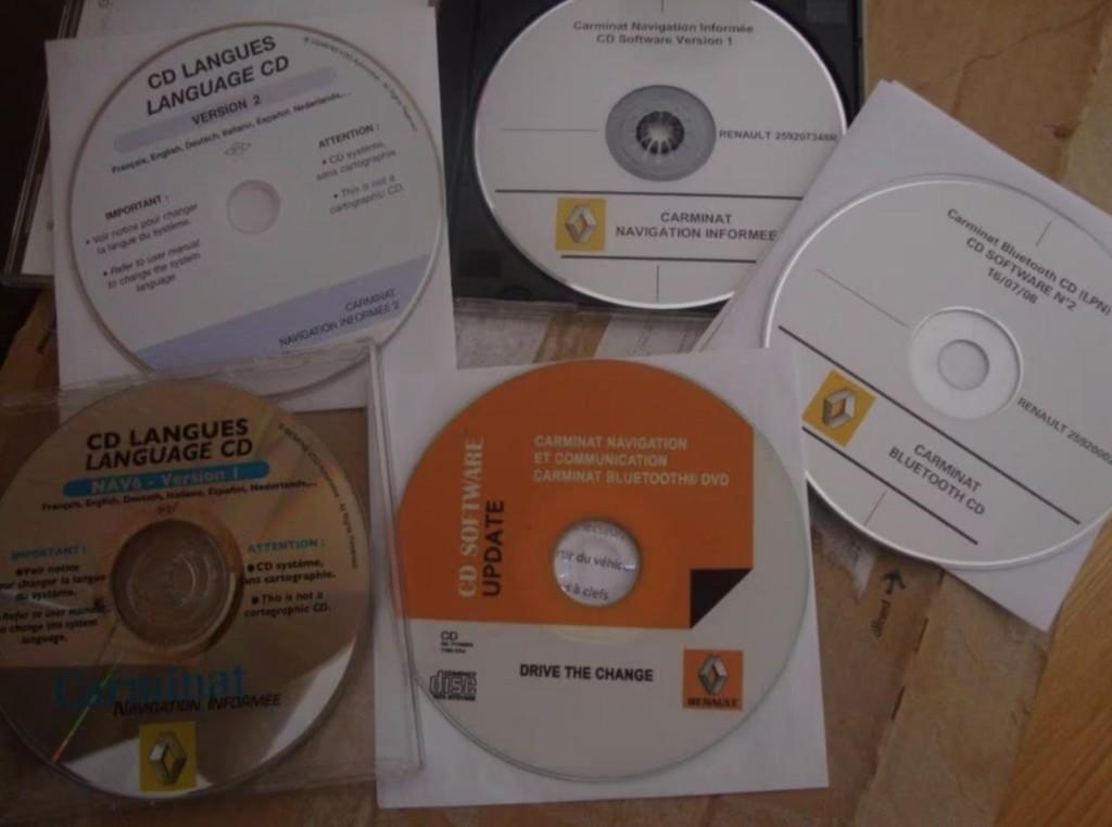 Renault Carminat navigatie soft update CD, Computers en Software, Navigatiesoftware, Zo goed als nieuw, Update, Overige gebieden