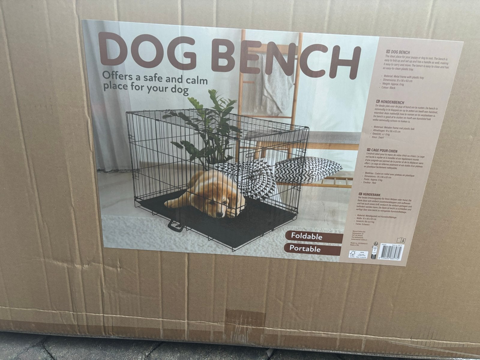 Nieuwe honden bench, Ophalen, Nieuw