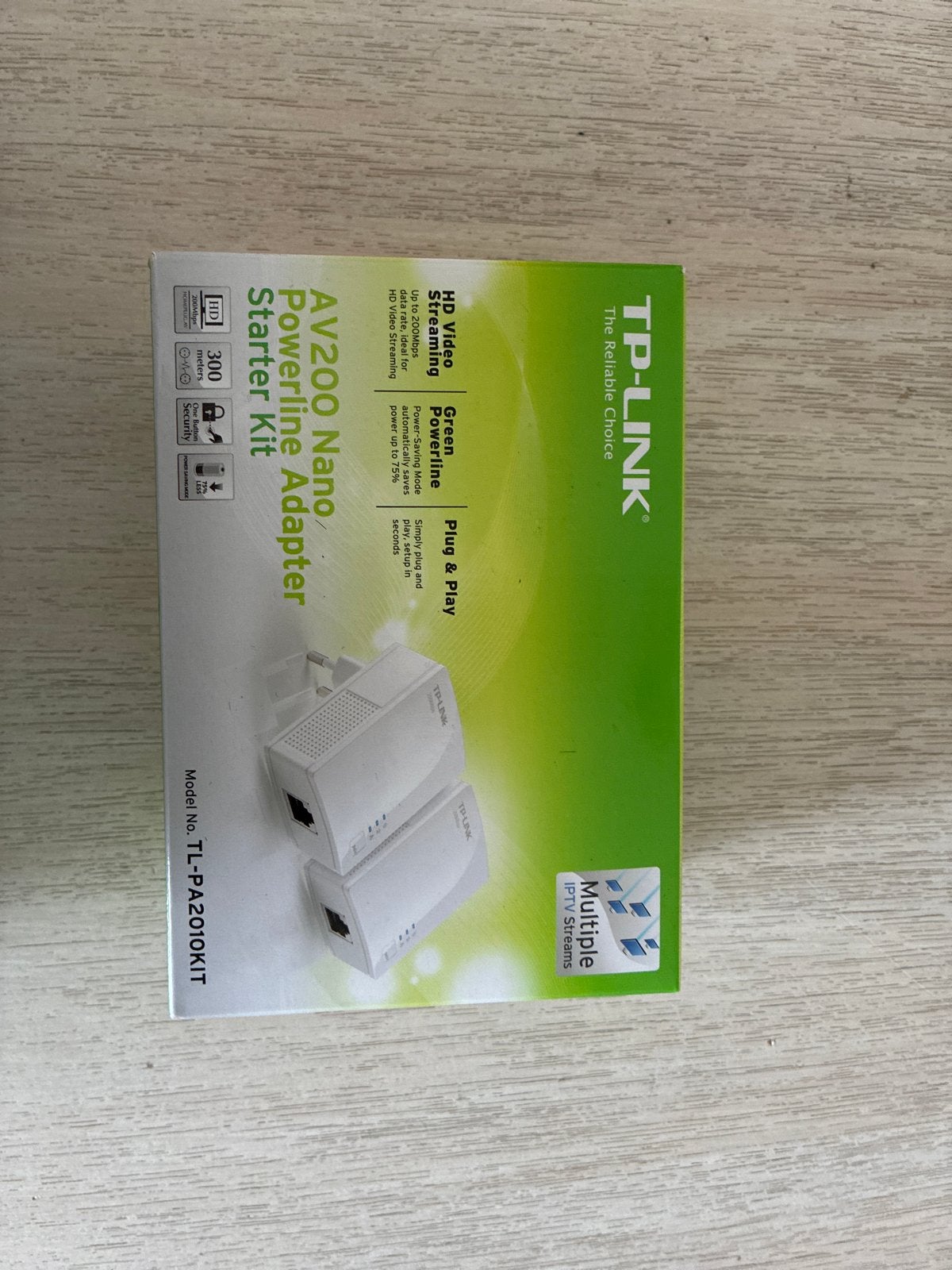 TP-Link AV200 Nano Powerline Adapter Starter Kit, Ophalen, Zo goed als nieuw