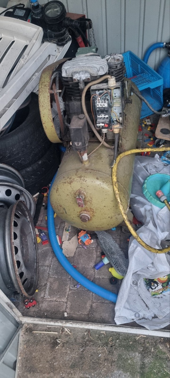 Carl Maier-Coburg Compressor 380V - Revisie nodig, Doe-het-zelf en Verbouw, Compressors, Ophalen, Gebruikt, 400 tot 800 liter/min