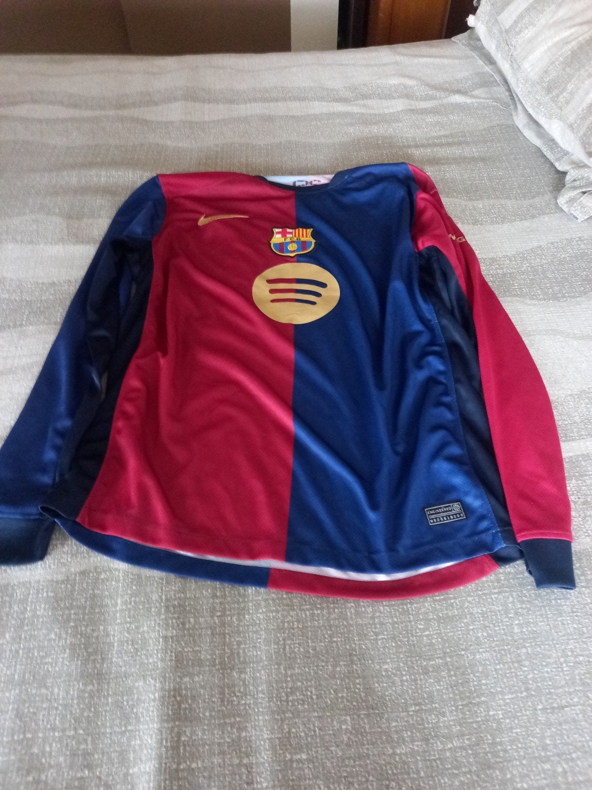 FC Barcelona Thuisshirt Lange Mouwen - Rood/Blauw, Meerkleurig, Nike, Overige maten, Ophalen of Verzenden