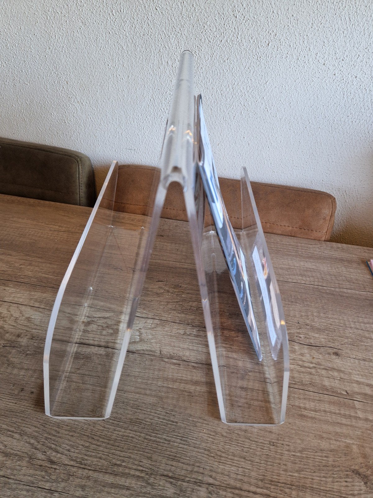 Vintage Magazine Rack in Acrylic Glass, 1980s, Ophalen