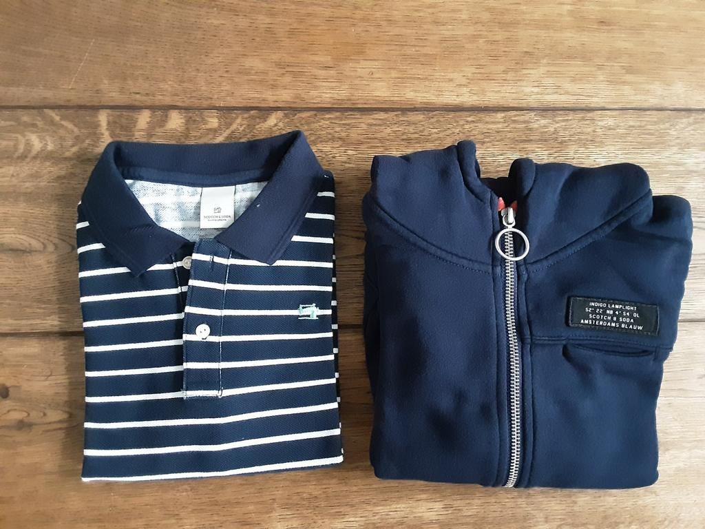 Scotch en soda Scotch schrunk vest en polo maat 116, Ophalen of Verzenden, Zo goed als nieuw