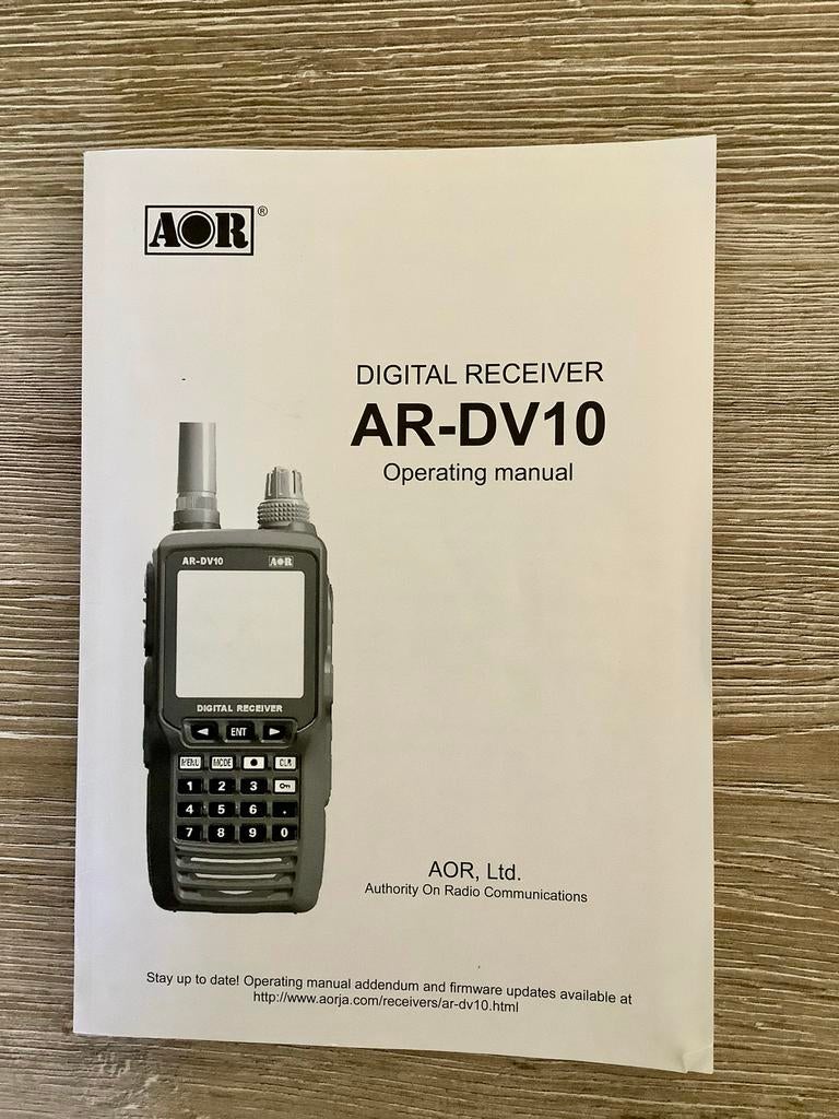 AOR AR-DV10 Digitale Ontvanger, Telecommunicatie, Ophalen of Verzenden, Zo goed als nieuw, Ontvanger