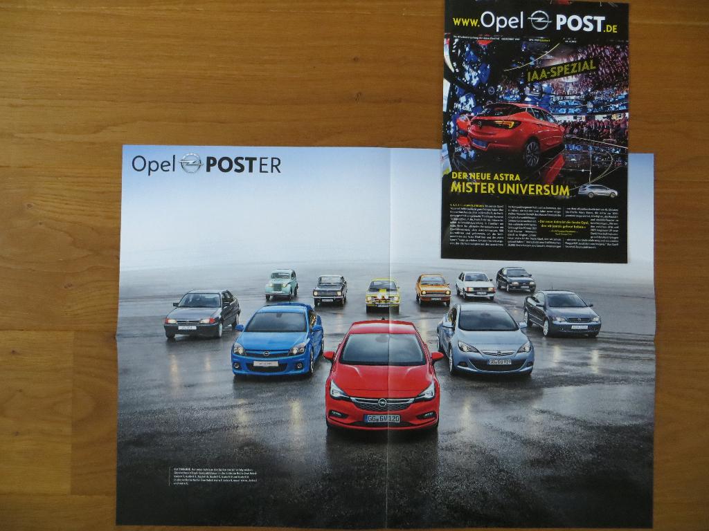 Opel Post (nr. 2, 2015) over nieuwe Astra en oude Kadett 's, Ophalen of Verzenden, Nieuw, Opel