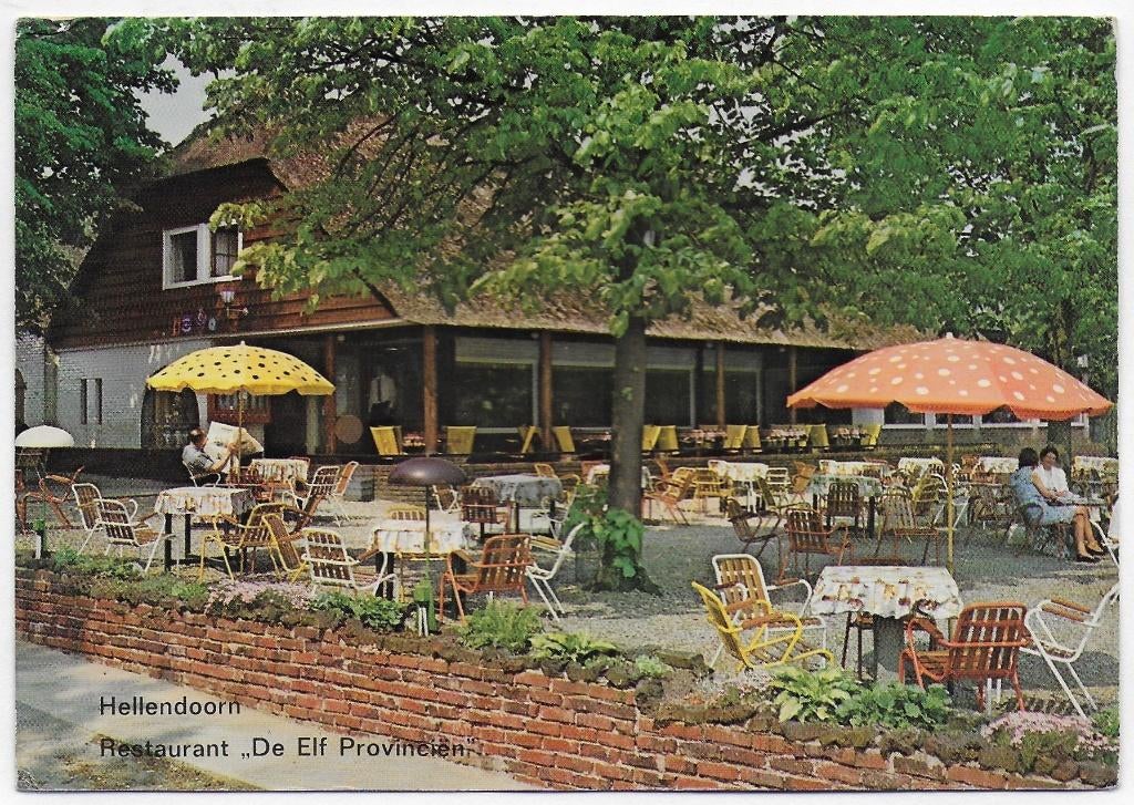 Hellendoorn Rest de elf provincien ansichtkaart (B 2928), Ophalen of Verzenden, 1980 tot heden, Gelopen, Overijssel