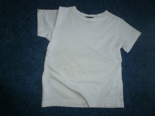 1 effen wit shirt met korte mouwen maat 92, Ophalen of Verzenden, Zo goed als nieuw, Jongen of Meisje, Shirt of Longsleeve