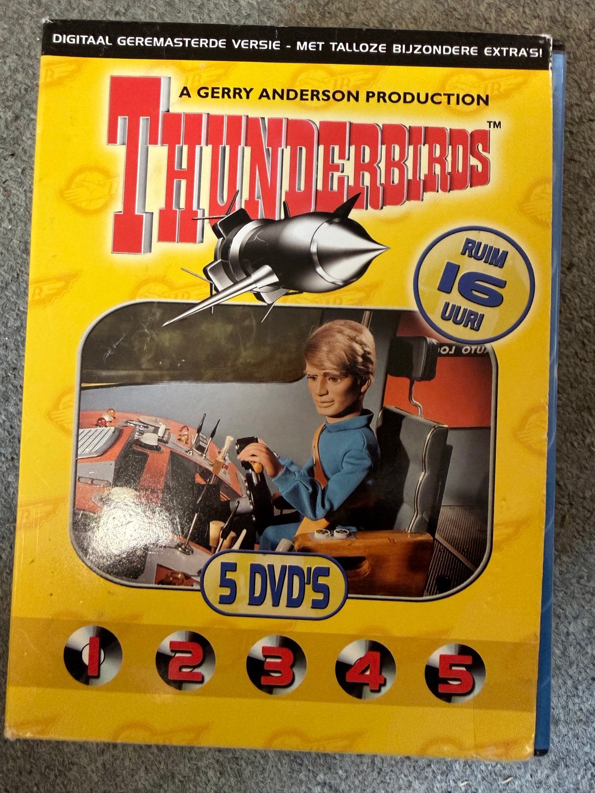 Thunderbirds DVD Boxset - Digitally Remastered - 5 DVDs, Cd's en Dvd's, Alle leeftijden, Science Fiction en Fantasy, Ophalen of Verzenden