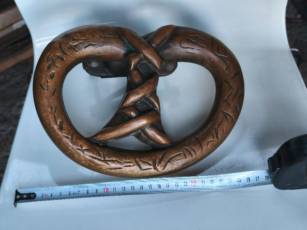 bronzen deurgreep deurkruk, Ophalen, Brons