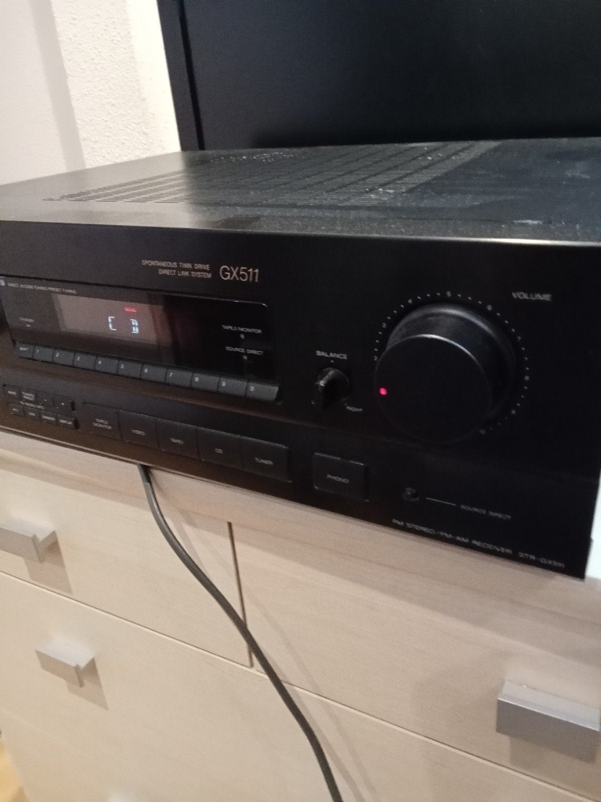 sony versterker/reciever gx511, Ophalen of Verzenden, Gebruikt