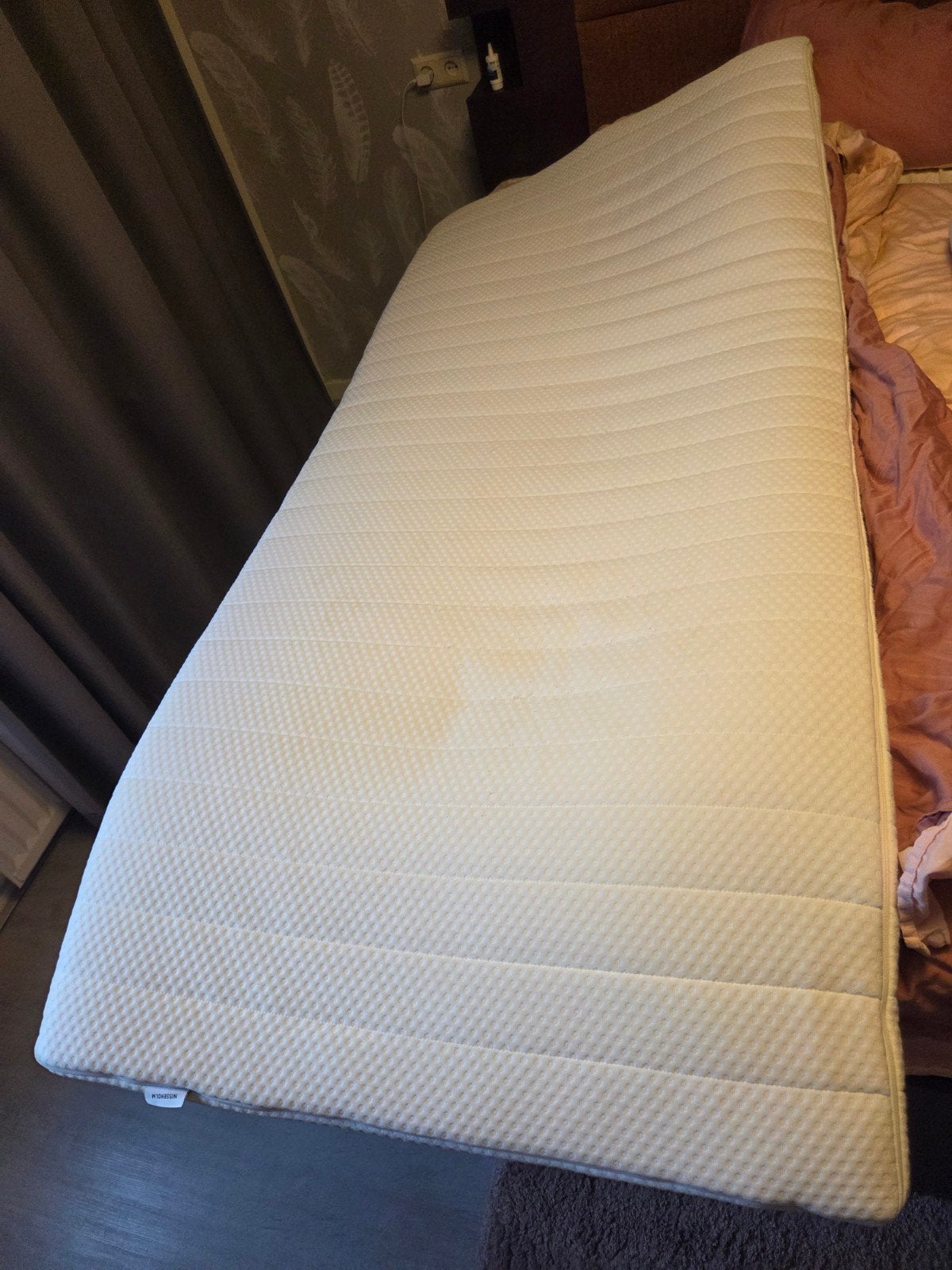Ikea Nisseholm Topper 90x200cm - Zo goed als nieuw, Ophalen, 90 cm, Eenpersoons, Zo goed als nieuw