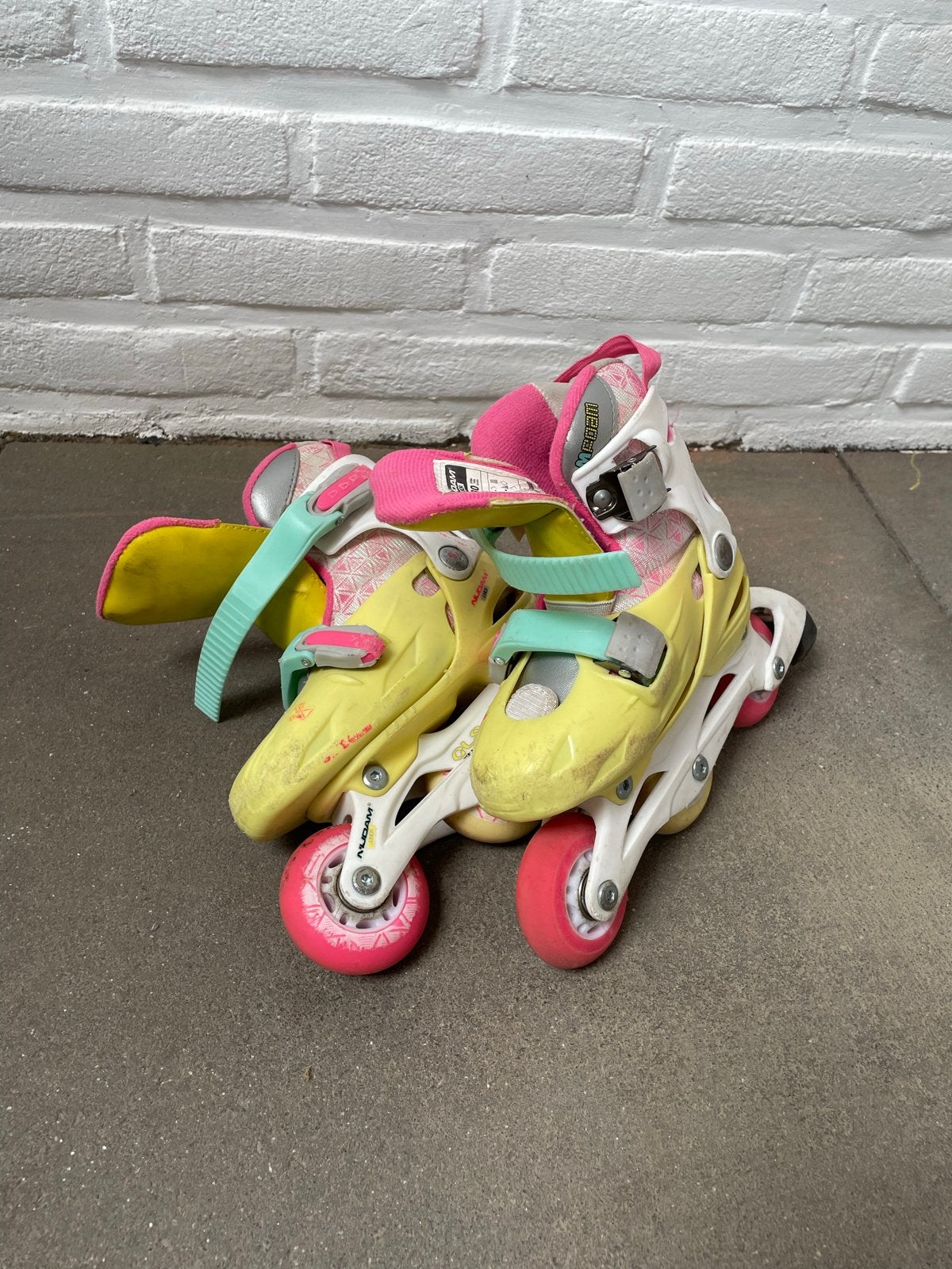 Nijdam junior skeelers/inline skates maat 27-30, Ophalen, Gebruikt, Overige typen