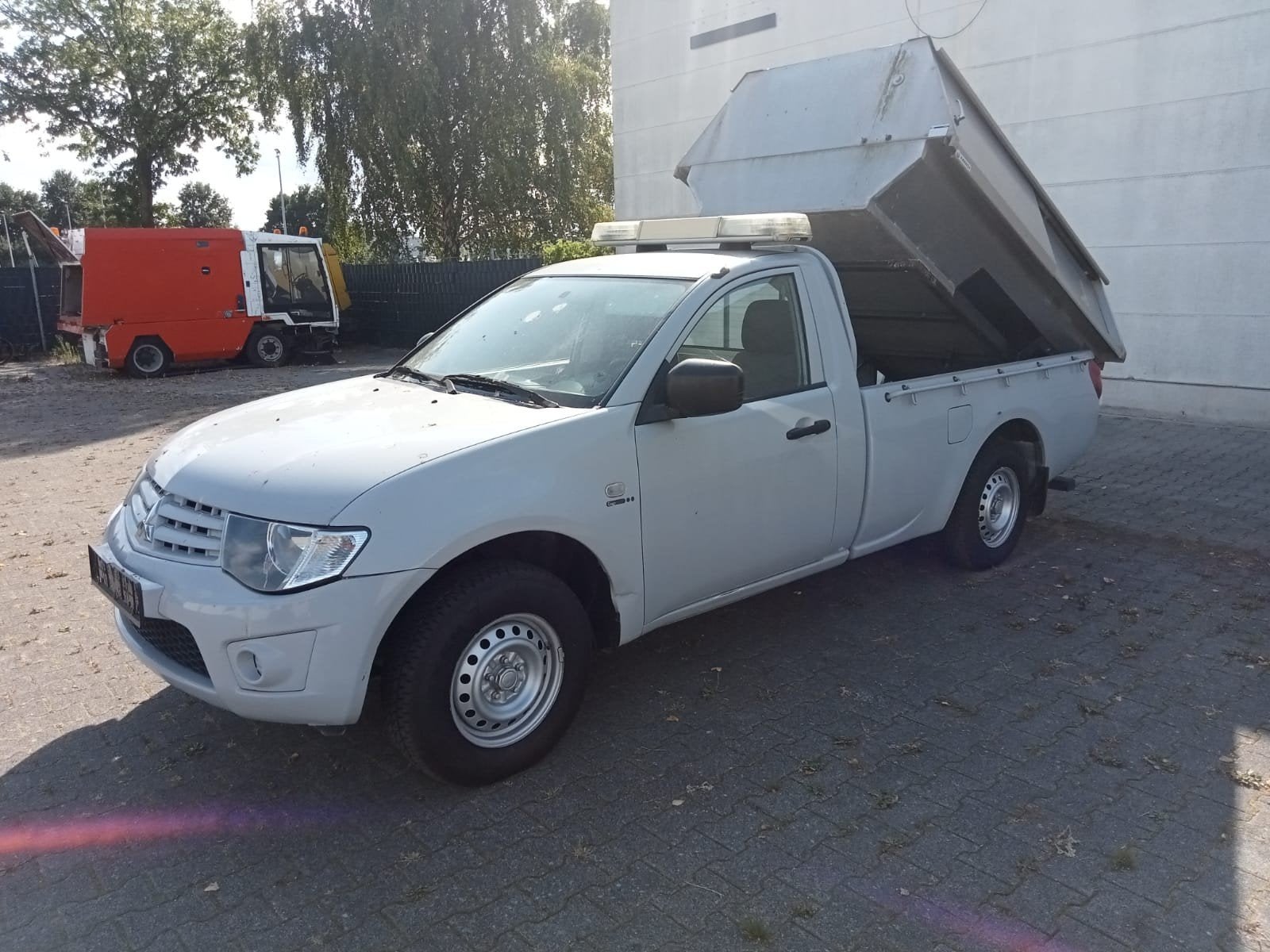 MITSUBISHI L200 DIESEL EL.KIEPER UIT ALUMINIUM EXPORT €5950, Euro 5, Achterwielaandrijving, 4 cilinders, Bedrijf