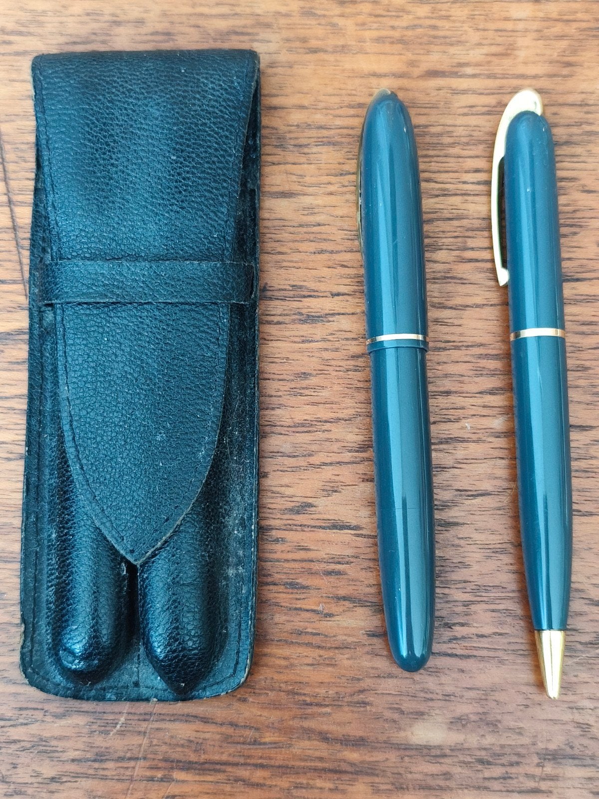 Waterman midcentury grijze vulpen 14 k punt+ vulpotlood, Ophalen of Verzenden, Gebruikt