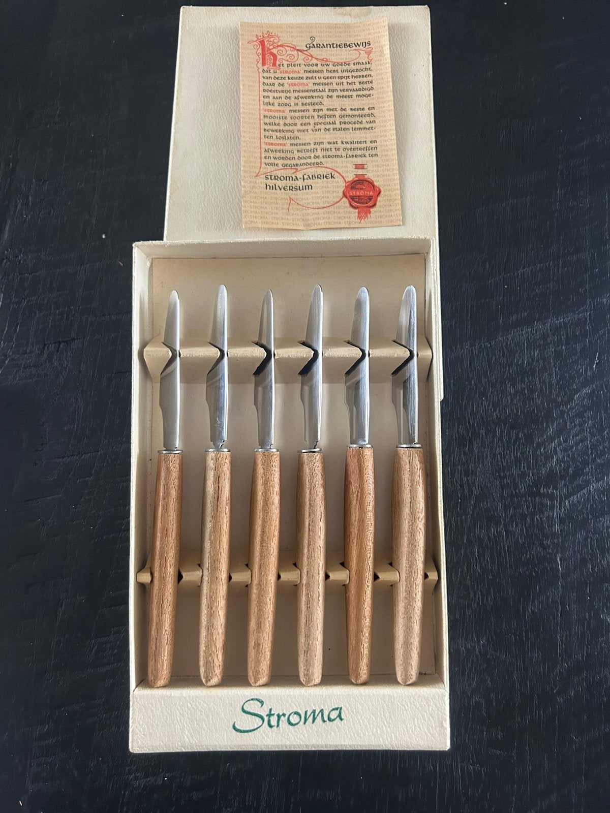 Stroma botermesjes met garantie bewijs, Ophalen of Verzenden