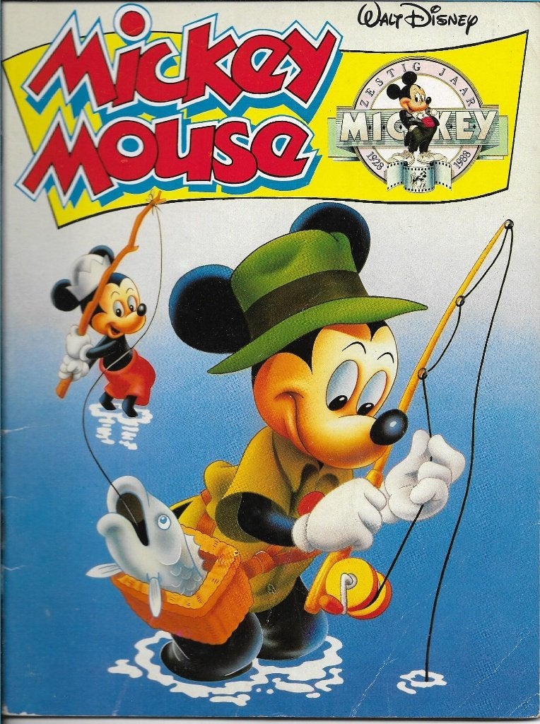 Mickey Mouse - Zestig jaar Mickey (speciaal), Boeken, Eén stripboek, Ophalen of Verzenden, Gelezen