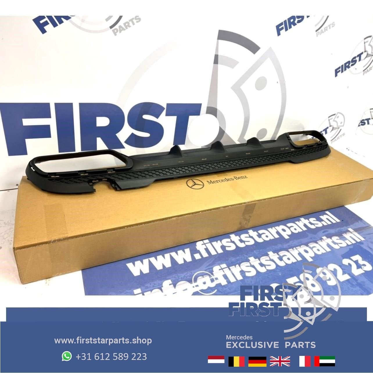 W212 E Klasse E63 AMG DIFFUSER Mercedes E Klasse 2013, Auto-onderdelen, Gebruikt, -, Ophalen of Verzenden, -