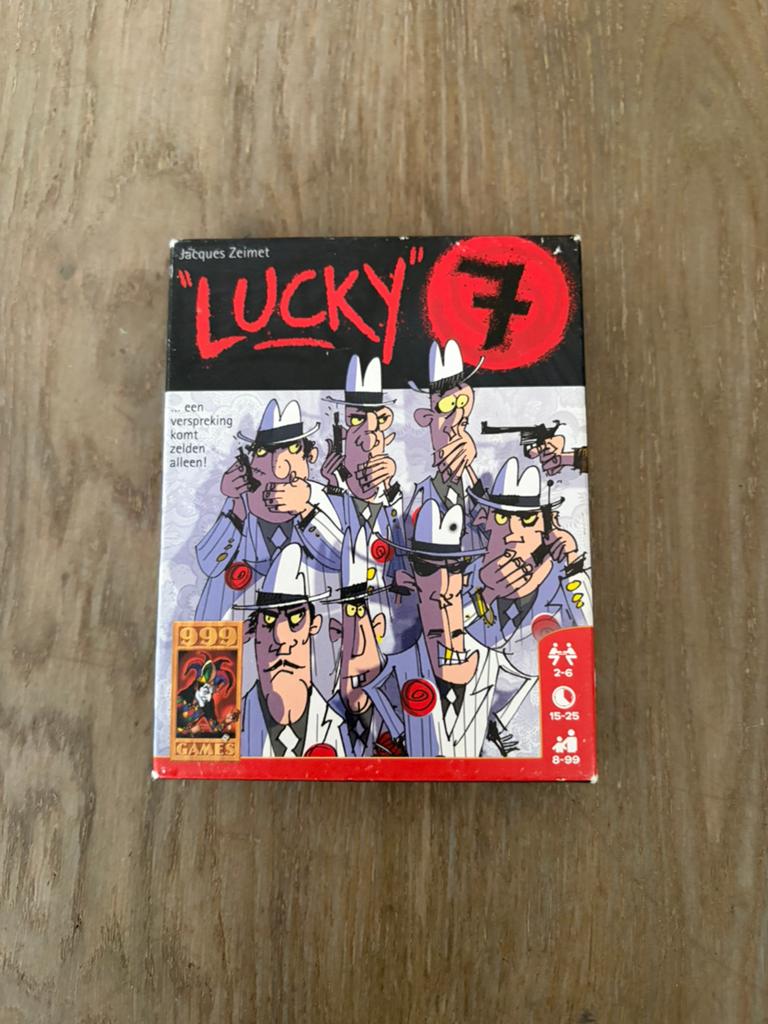 Lucky 7 kaartspel, Ophalen of Verzenden, Zo goed als nieuw
