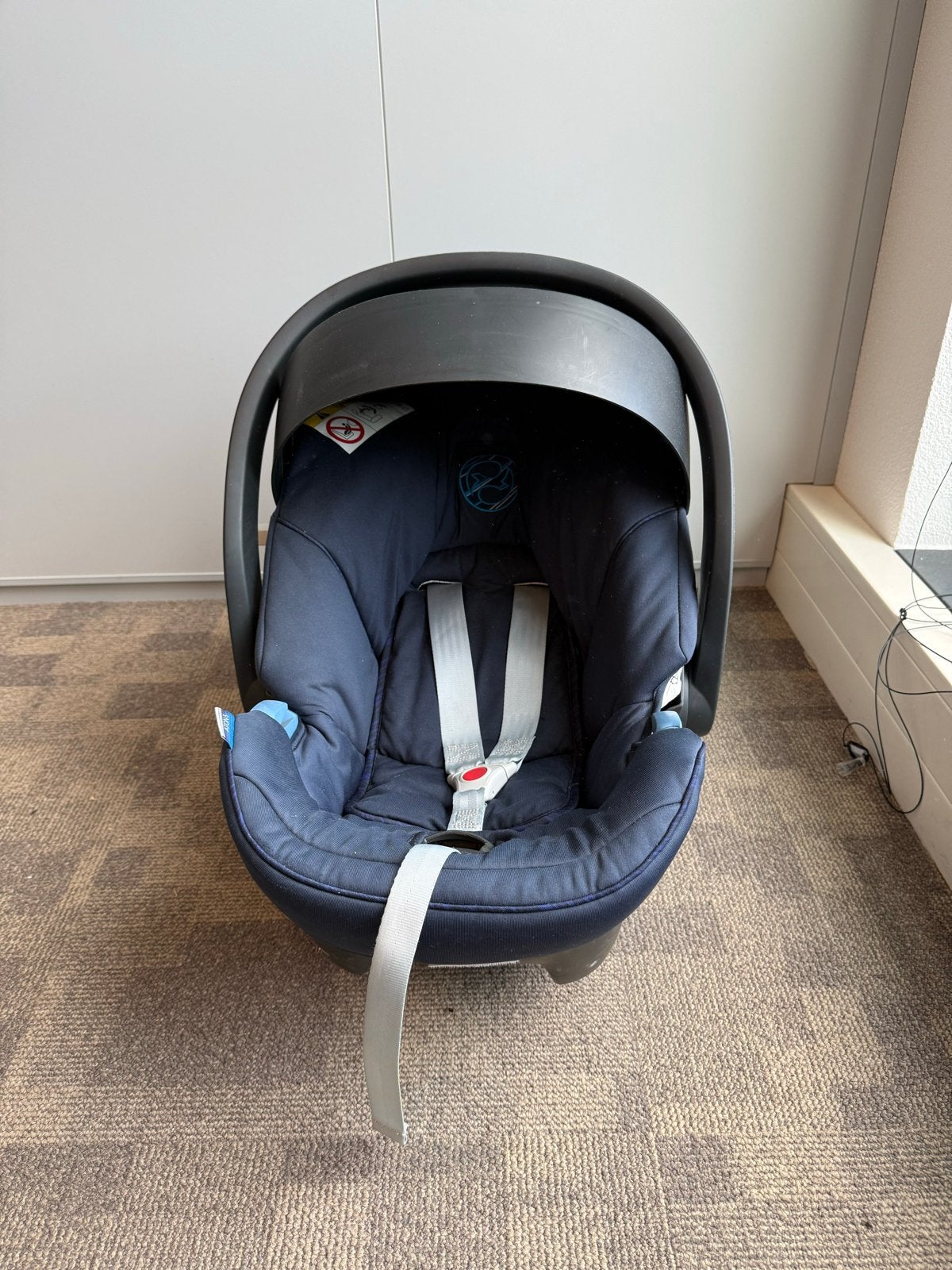 Cybex Aton 5 autostoel met base, Autogordel of Isofix, Zijbescherming, Zo goed als nieuw, 0 t/m 13 kg