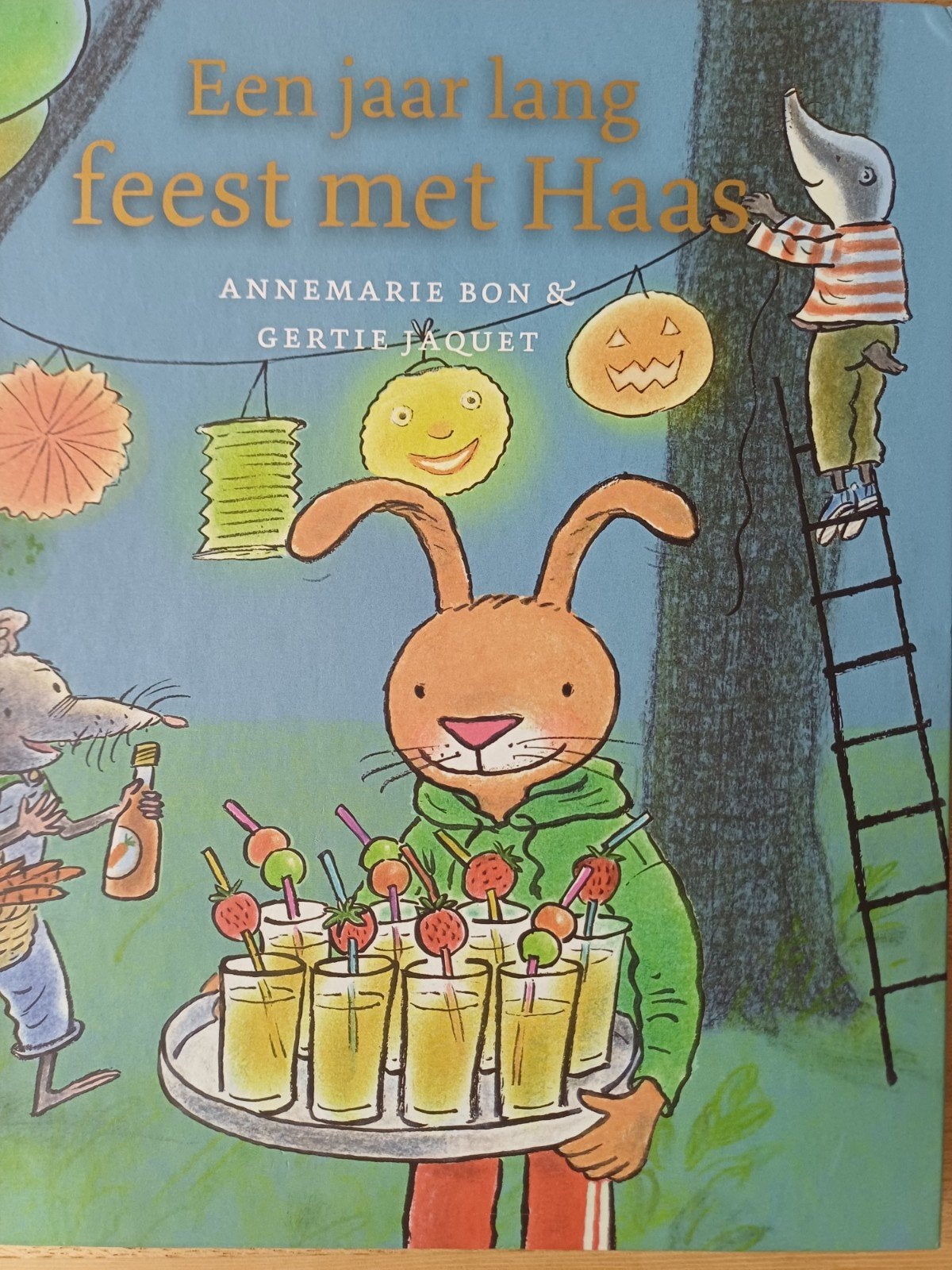 Annemarie Bon - Een jaar lang feest met Haas, Non-fictie, Ophalen of Verzenden, Zo goed als nieuw, Annemarie Bon