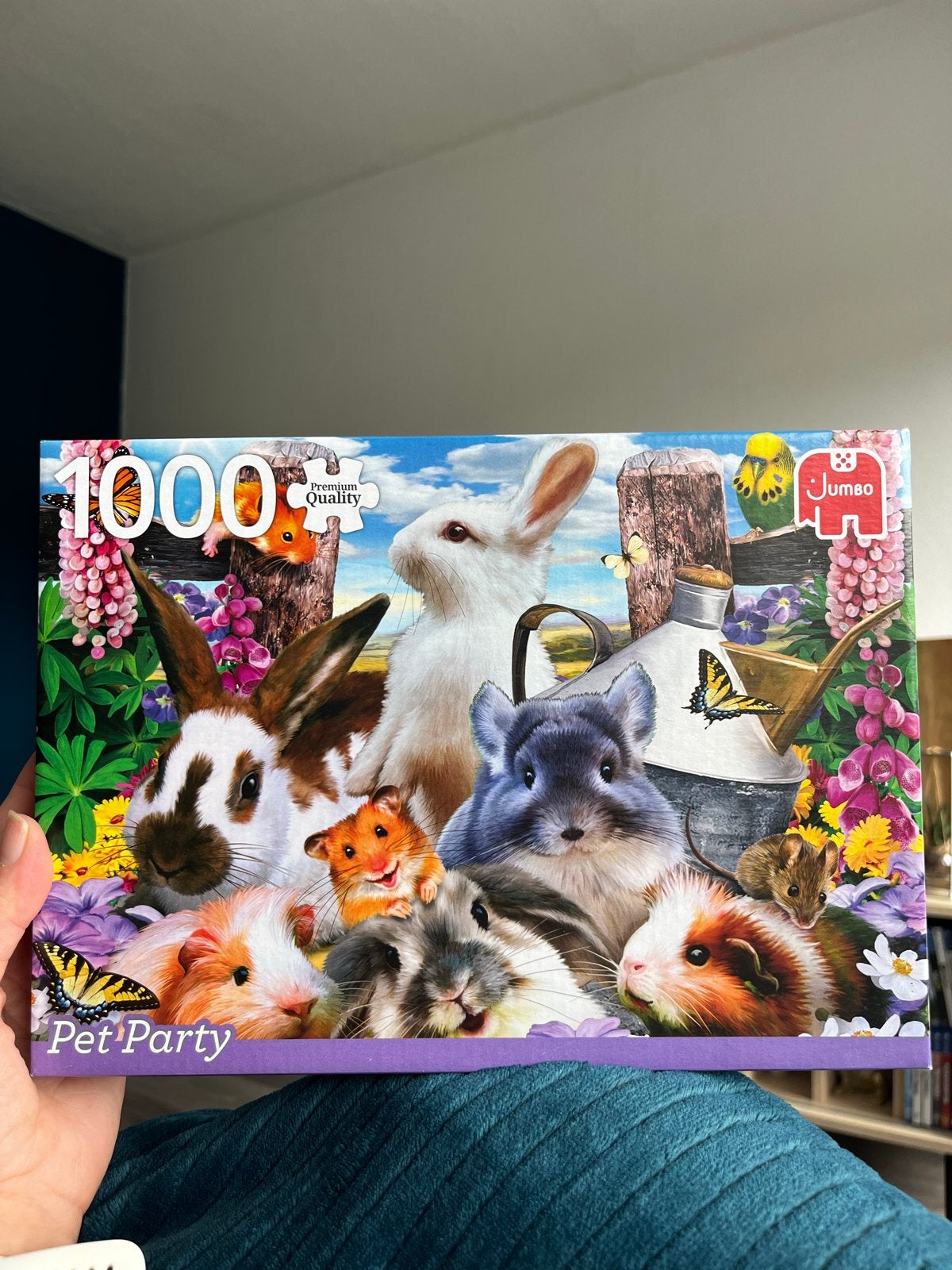 Jumbo Legpuzzel 1000 Stukjes - Pet Party, Hobby en Vrije tijd, Ophalen, 500 t/m 1500 stukjes, Gebruikt, Legpuzzel
