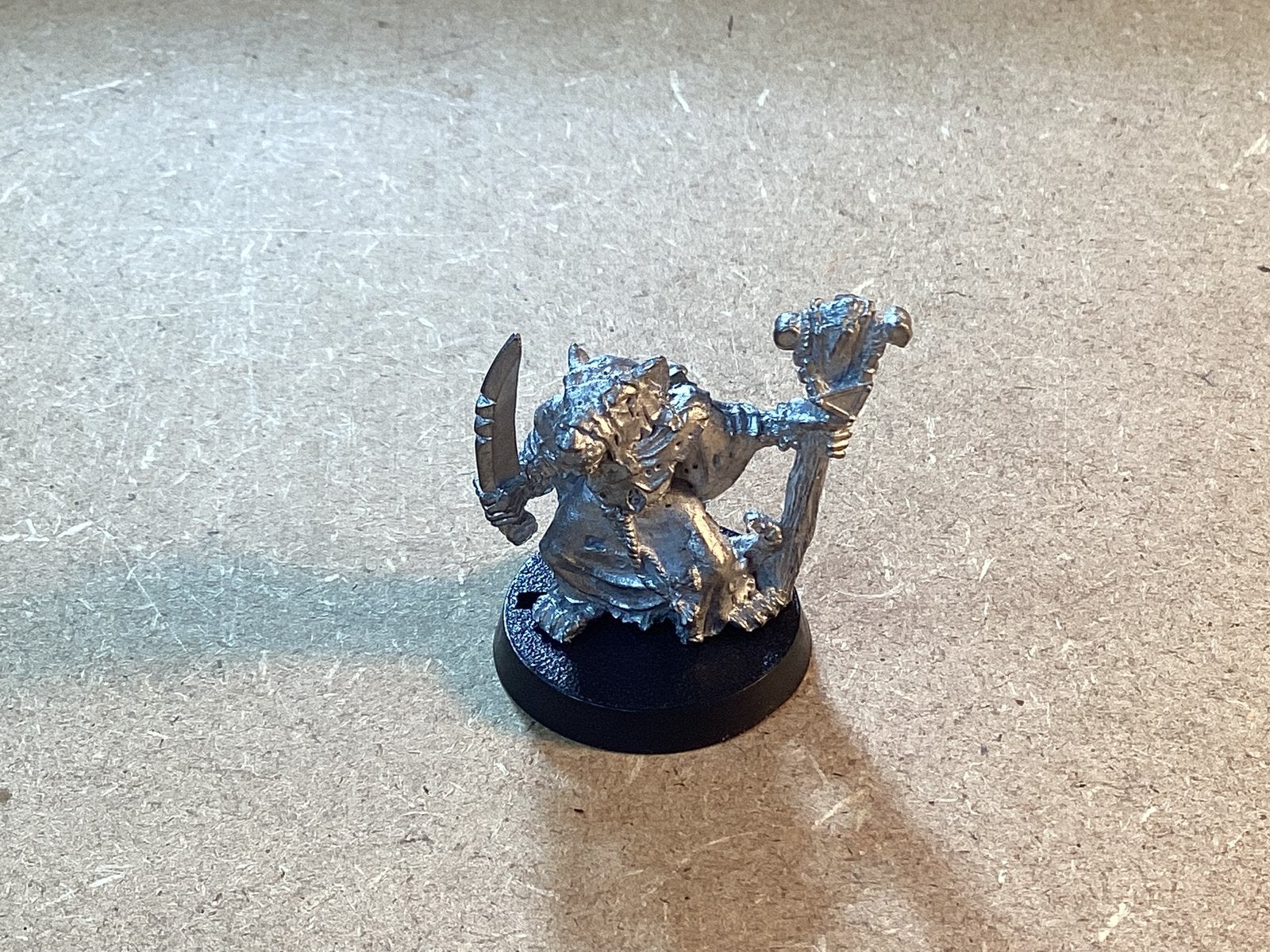 1x Skaven; Plague Monk v3 [1993], Ophalen of Verzenden, Zo goed als nieuw, Warhammer, Figuurtje(s)