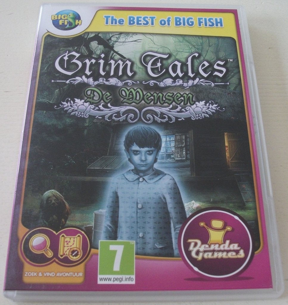 PC Game *** GRIM TALES 3 *** De Wensen, Puzzel en Educatief, 1 speler, Ophalen of Verzenden, Zo goed als nieuw