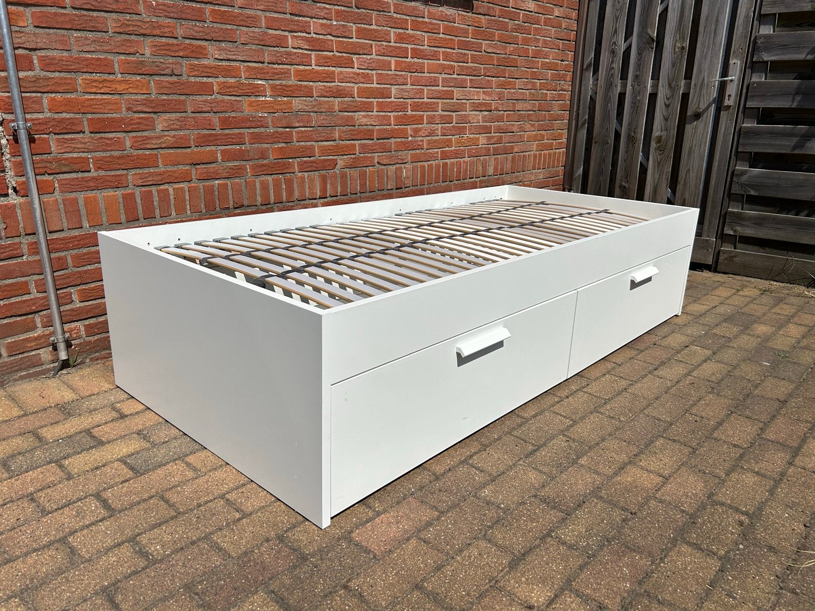 IKEA Eenpersoonsbed 90x200 met lades, Ophalen, Gebruikt, 90 cm, Eenpersoons