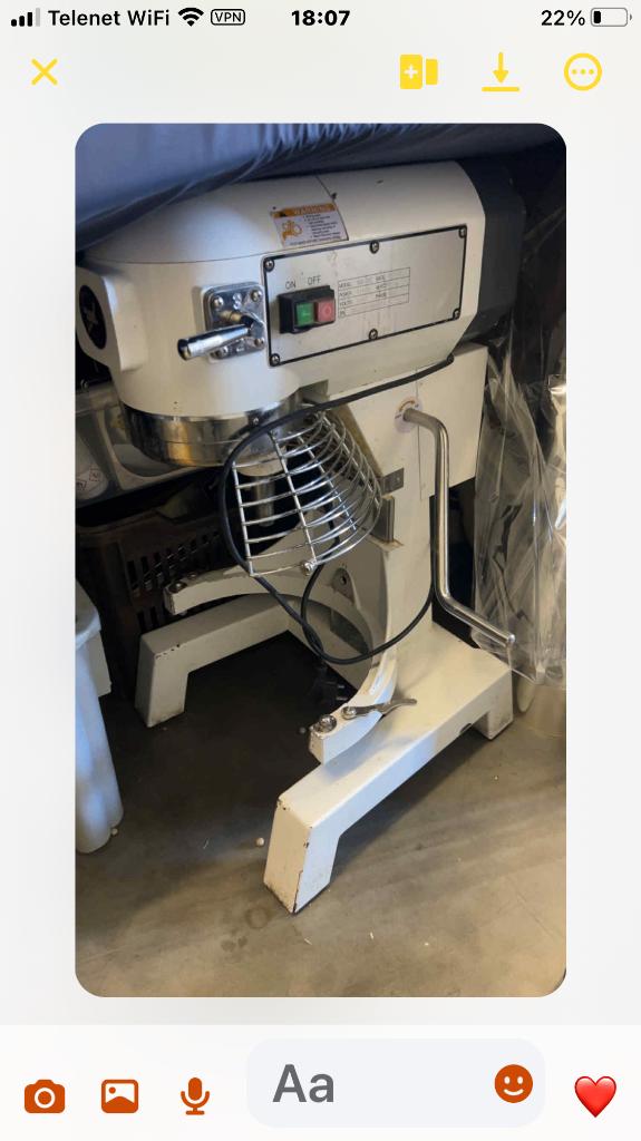 mixer klopper,top conditie koopje., Ophalen, Gebruikt, Bakkerij en Slagerij