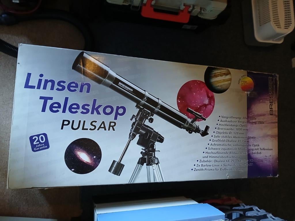 telescoop bresser professional, Ophalen, Gebruikt, 80 tot 200 mm, Lenzentelescoop (refractor)
