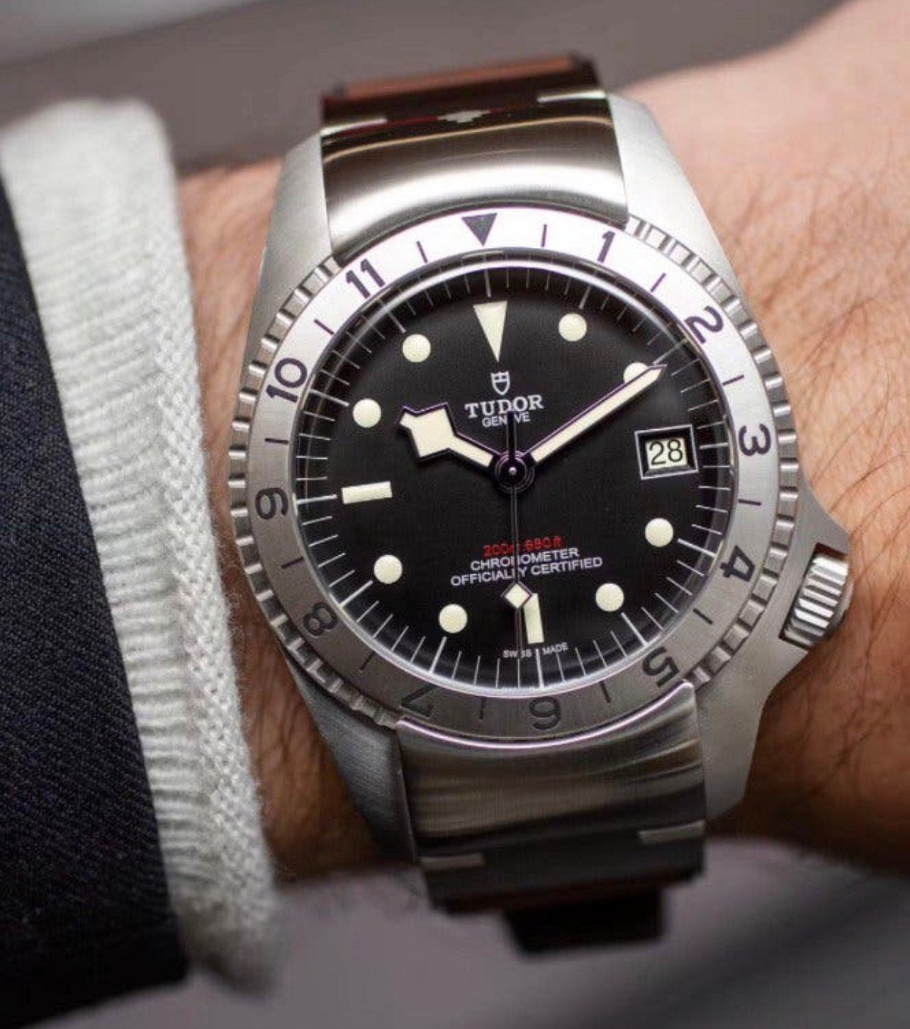 Tudor Black Bay P01–Full Set–internat garantie 12/2029–ZGAN, Sieraden, Tassen en Uiterlijk, Overige merken, Leer, Staal, Polshorloge