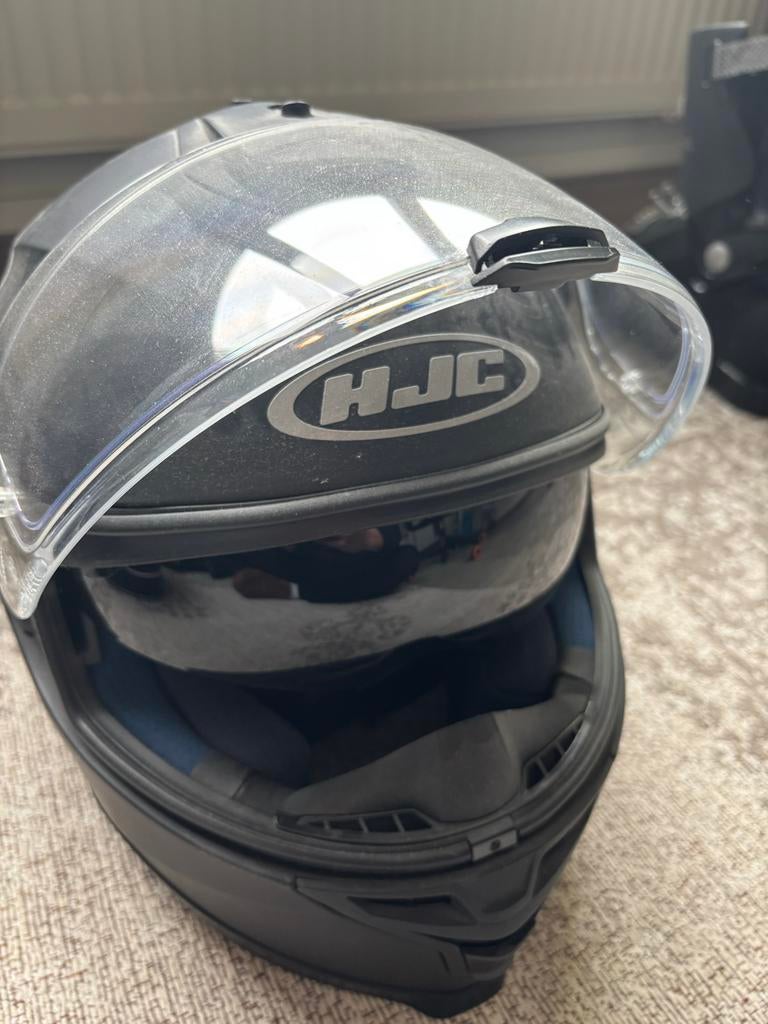 HJC IS-17 motorhelm maat L (60cm) - Zo goed als nieuw, Heren, HJC, Ophalen of Verzenden, Integraalhelm