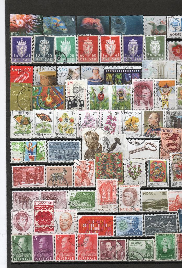 Noorwegen kavel 136, Postzegels en Munten, Verzenden, Noorwegen, Gestempeld