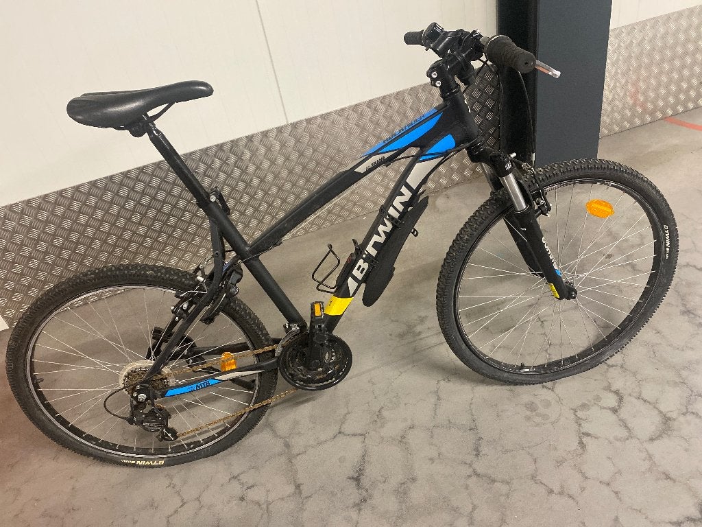 Mountainbike rockrider 340 BTwin, Fietsen en Brommers, Fietsen | Mountainbikes en ATB, Minder dan 45 cm, Ophalen, Gebruikt, Overige merken