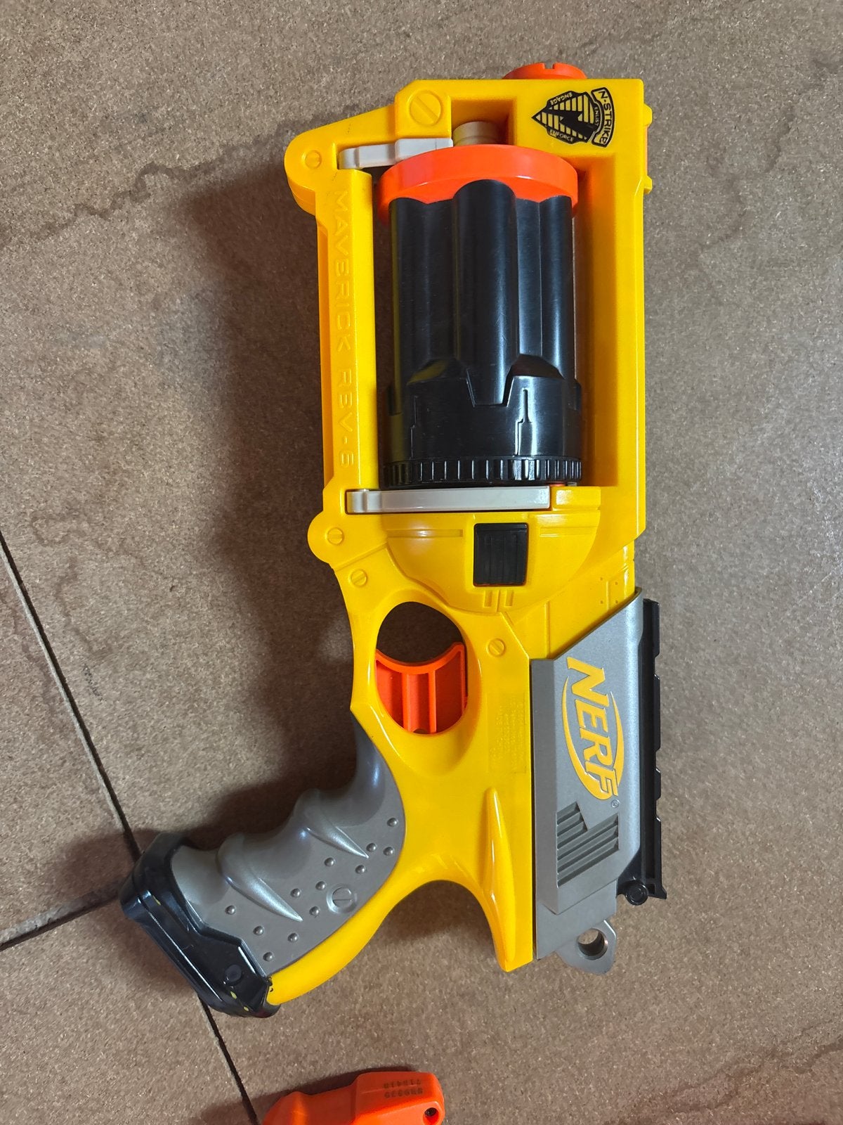 Nerf N-Strike Maverick REV-6 Blaster, Ophalen of Verzenden, Gebruikt, Jongen of Meisje