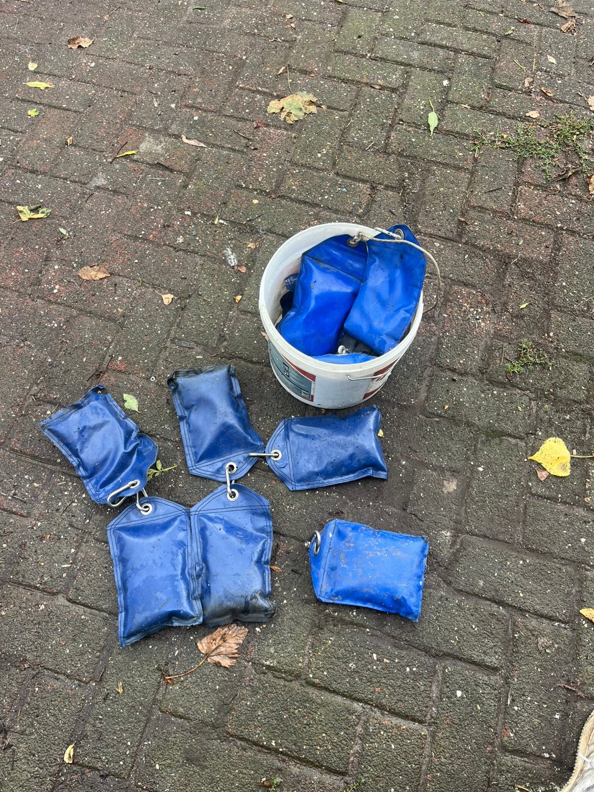 Zeil verzwaring 10 x, Ophalen of Verzenden, Zo goed als nieuw