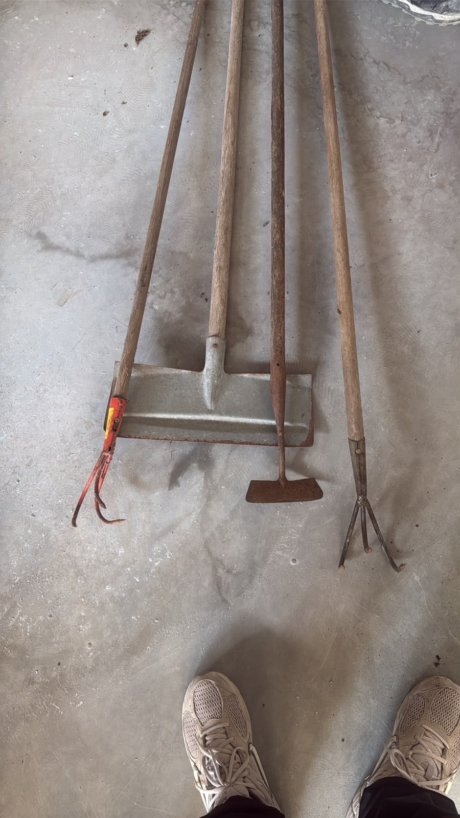 Tuingereedschap, Ophalen, Gebruikt