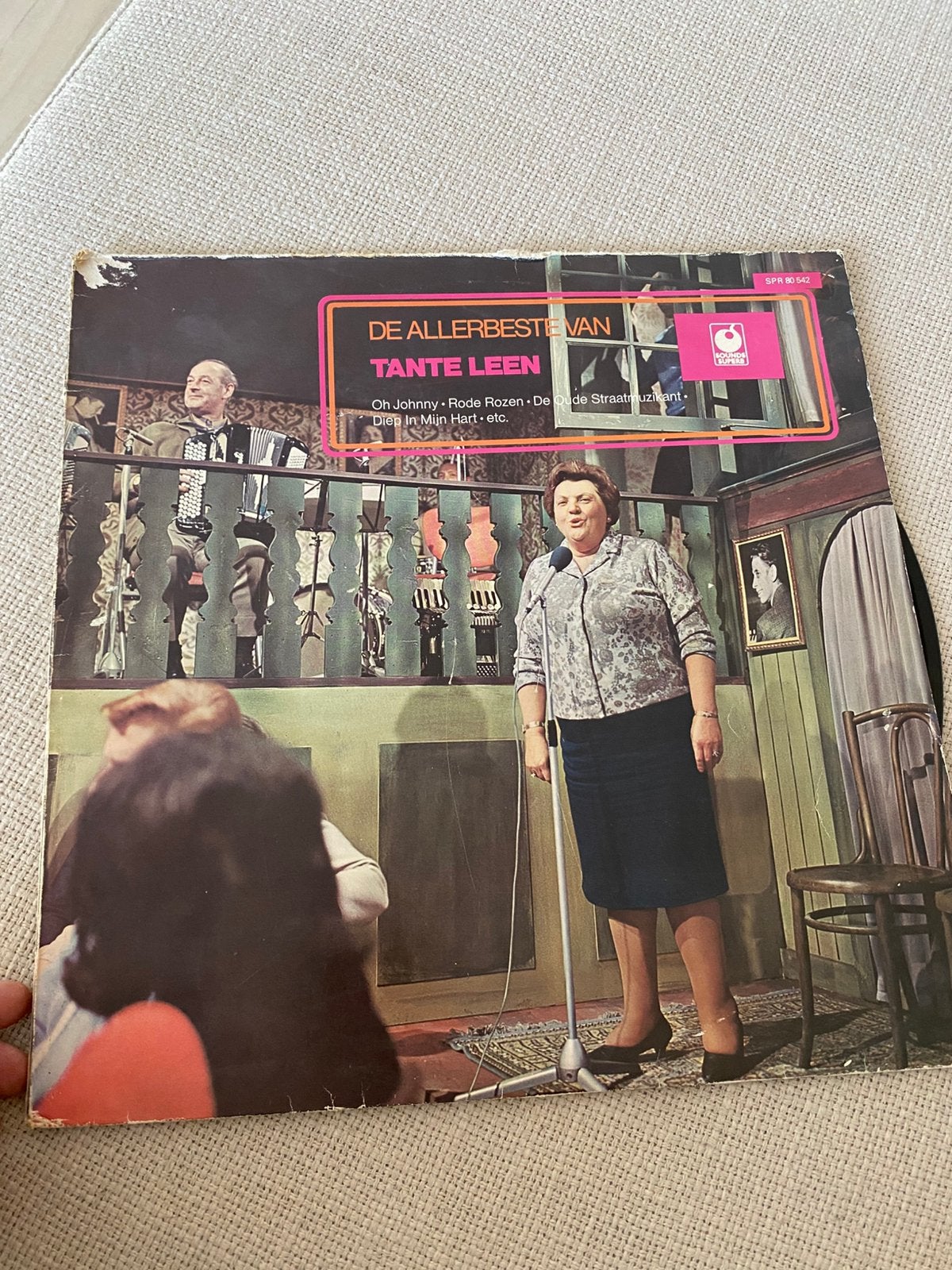 Lp tante leen, Ophalen, Zo goed als nieuw, 12 inch, Levenslied of Smartlap