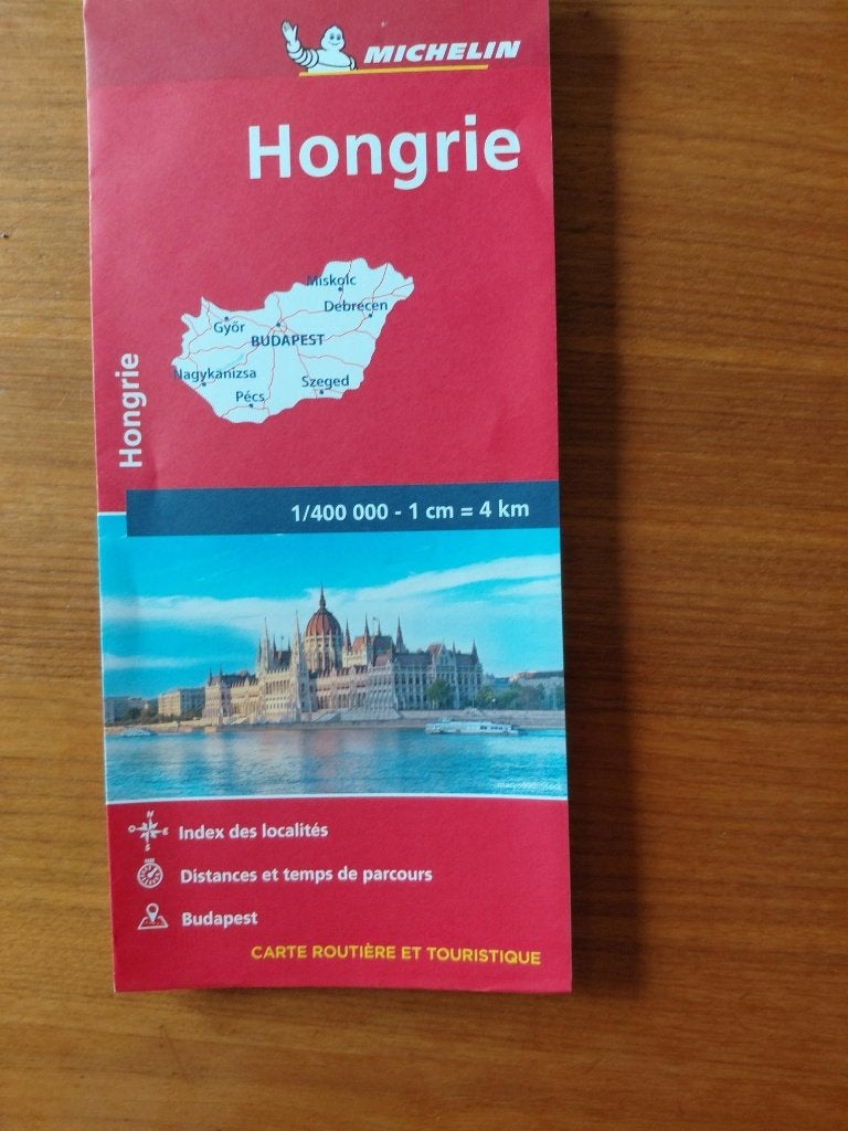 Michelin routekaart Hongarije. Nr. 732., Boeken, 2000 tot heden, Europa Overig, Ophalen of Verzenden, Landkaart