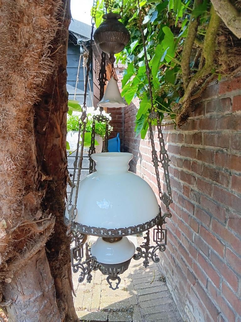 Antieke olielamp, Ophalen